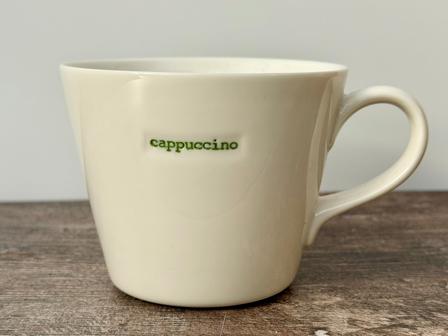 White ‘cappuccino’ Mug
