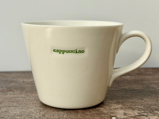 White ‘cappuccino’ Mug