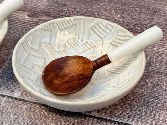 Just Slate Dish and Spoon Serving Set