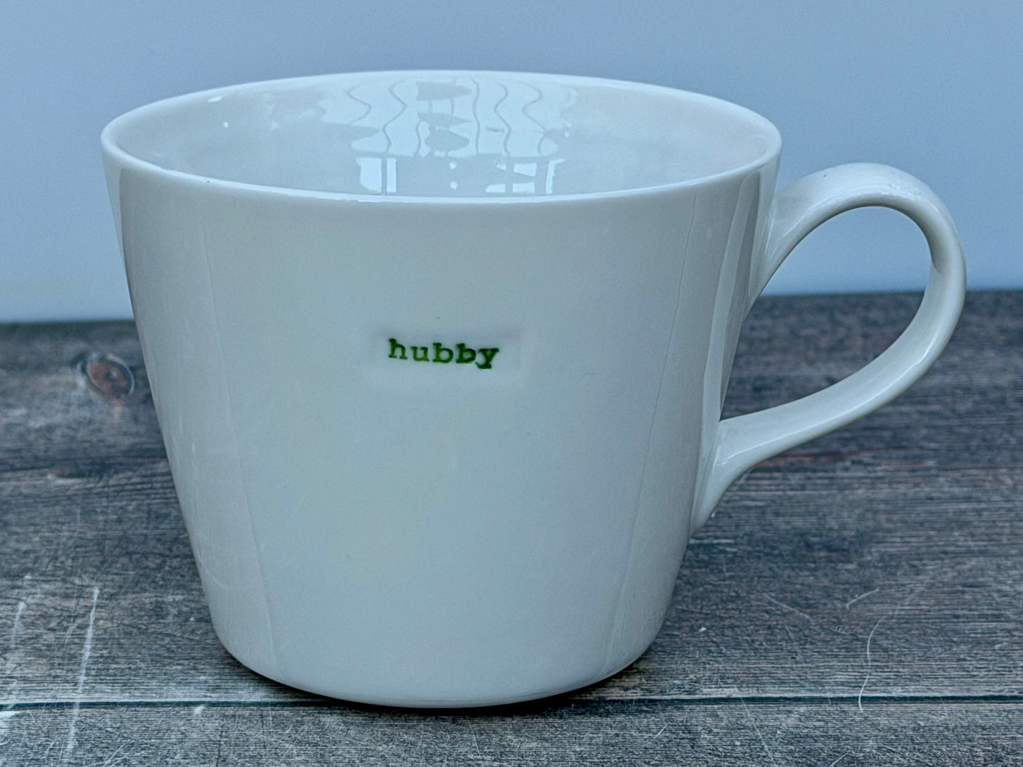 White ‘hubby’ Mug