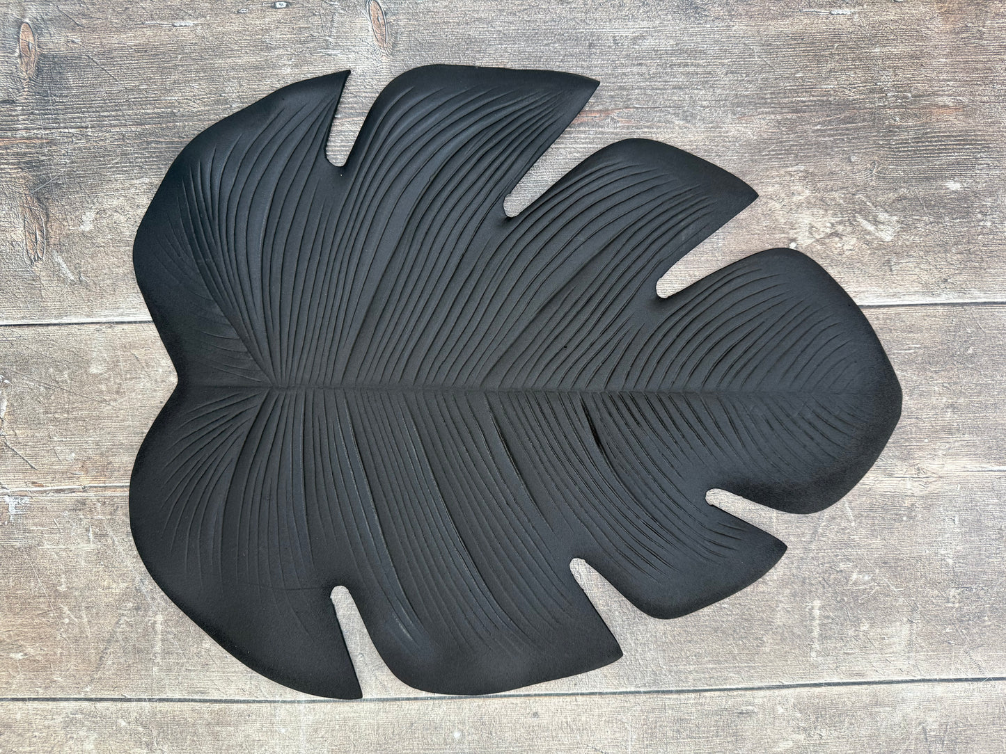 Black Leaf Foam Placemat (sold individually)