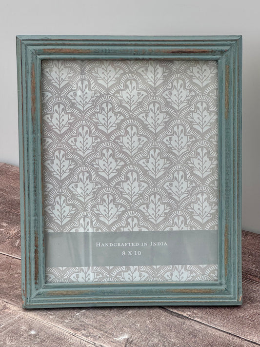 Pale Blue Shabby Chic Wooden Photo Frame, 8’ x 10’