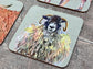 Set of 4 Square Farm Animal Coasters