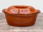 Caramel Brown Oval Casserole Dish, 25cm