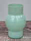 Turquoise Recycled Glass Small Vase, 14.5cm