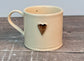 Gold Heart Mug, 150ml