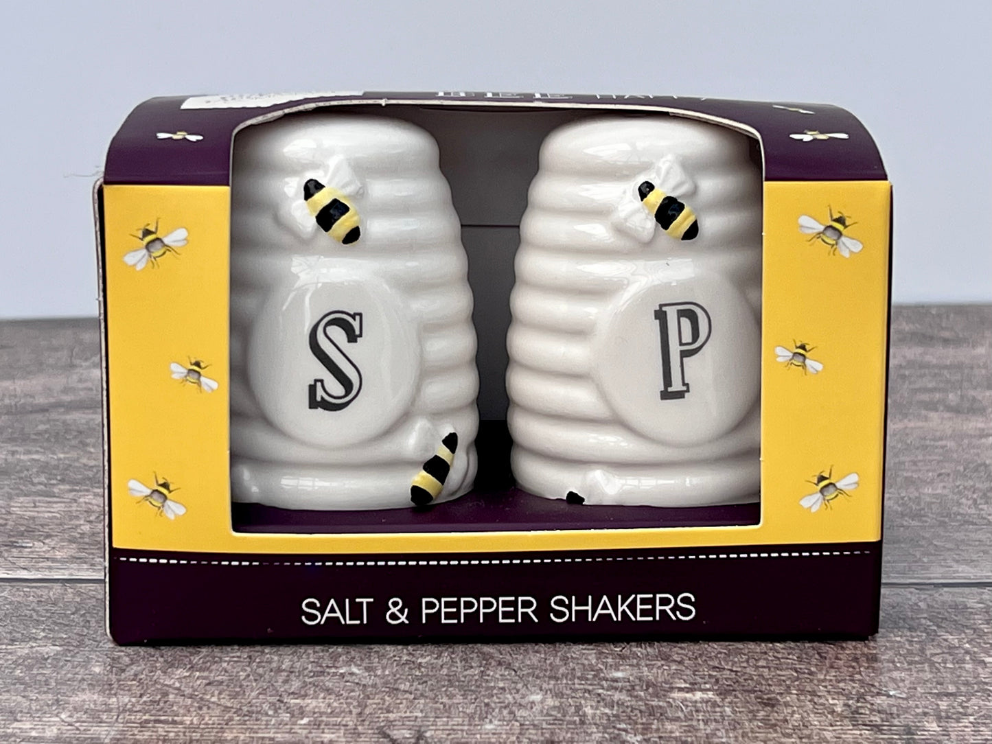 Bee Salt and Pepper Shakers