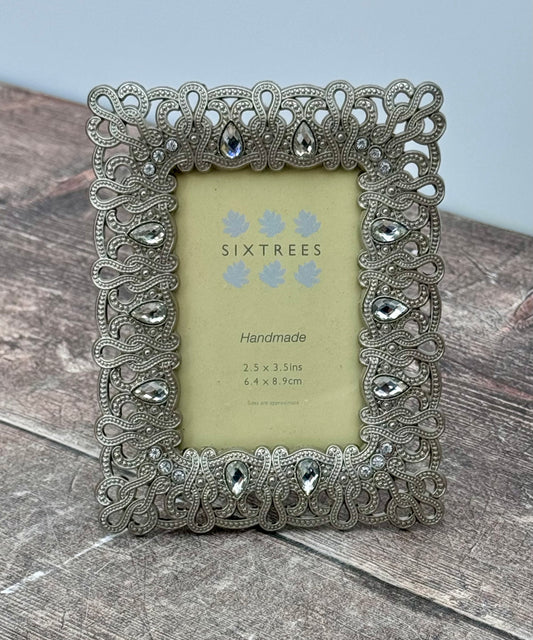 Sixtrees Diana Jewel Photo Frame, 2.5 x 3.5