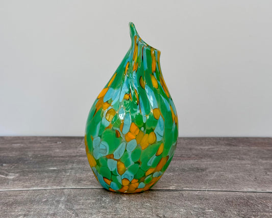 Small Handmade Murano Glass Vase, Design 20