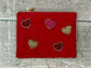 Small Pink Heart Beaded Purse