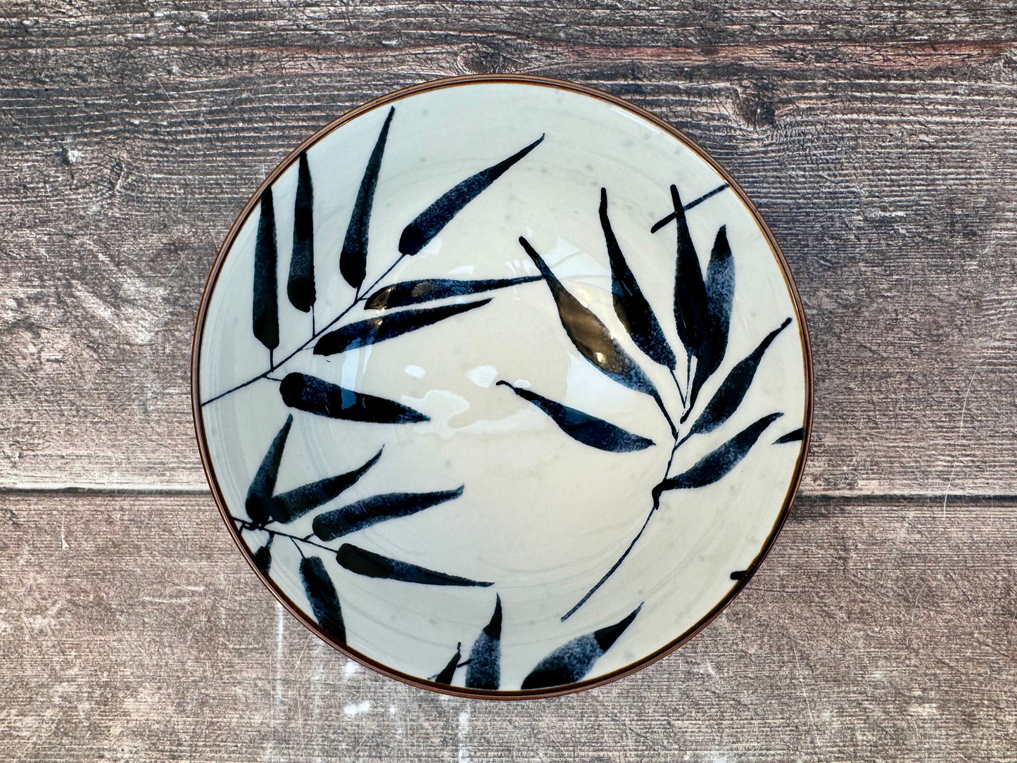 Bamboo Patterned Serving Bowl, 12cm