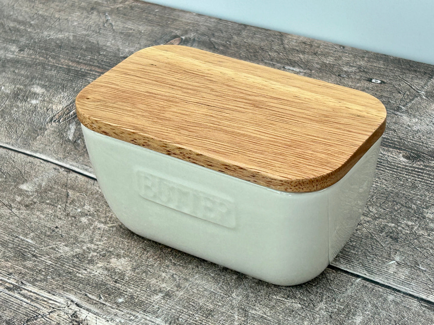 Plain White Butter Dish