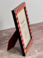 Natalini Red and Pink Striped Photo Frame 5 x 7