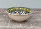 Green Patterned Cereal/Serving Bowl, 15cm