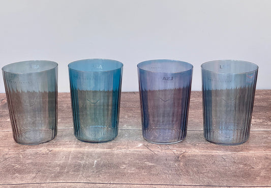 LSA Set of 4 GEMS Blue Glass Tumblers