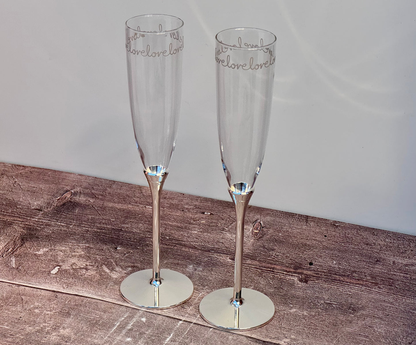 Kate Spade Set of 2 Champagne Toasting Flute Glasses