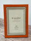 Natalini Orange with Chequered Border Photo Frame 4 x 6