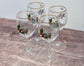 Set of 4 Portmeirion Holly & the Ivy Wine Glasses