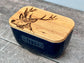 Stag Blue Butter Dish