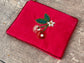 Small Pink Cherry Beaded Purse