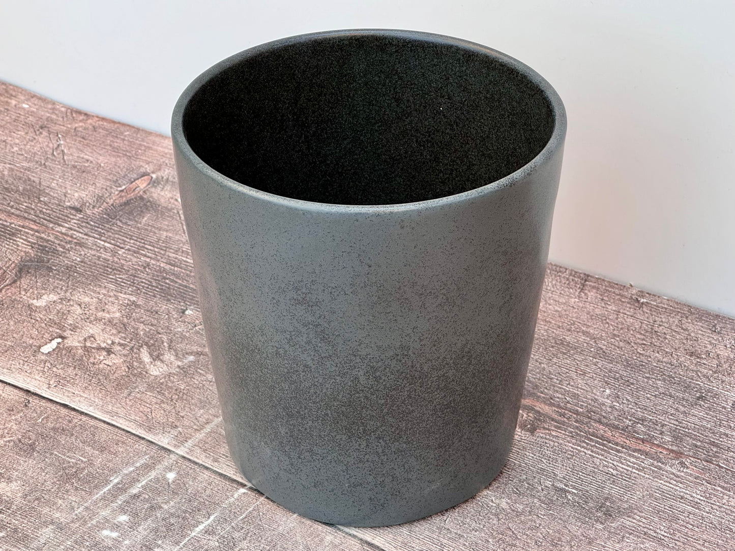 Dark Grey Utensil Jar, 16cm