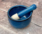 Scandi Home Blue Smooth Pestle and Mortar