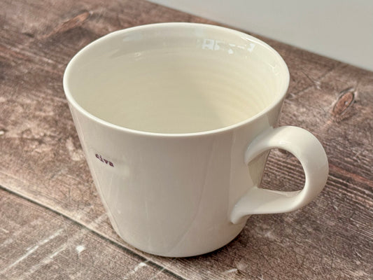 White ‘diva’ Mug