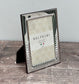 Beltrami Silver Plated Patterned Photo Frame 4 x 6, Design 2