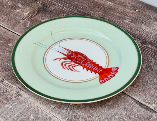 Yvonne Ellen Lobster Patterned Plate, 20.5cm