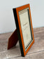 Natalini Orange with Chequered Border Photo Frame 4 x 6