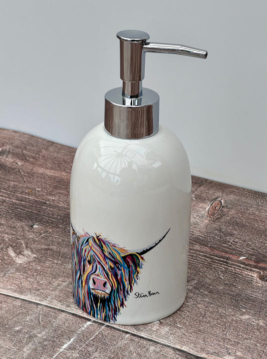 Highland Cow Soap Dispenser