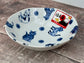 Blue and White Cat Patterned Japanese Bowl, 16.5cm