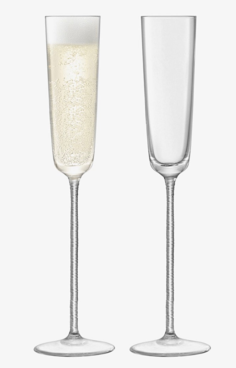 LSA Champagne Theatre Flutes, Set of 2