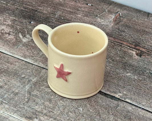 Pale Pink Star Mug, 150ml