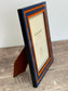 Natalini Blue and Orange Border Photo Frame 5 x 7