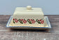 Rose Garland Patterned Butter/Cheese Dish