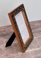 Hand Painted Photo Frame 5’ x 7’ - Black and Gold (Design 9)