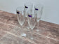 Set of 4 Waterford Sparkle Champagne Flutes/Glasses