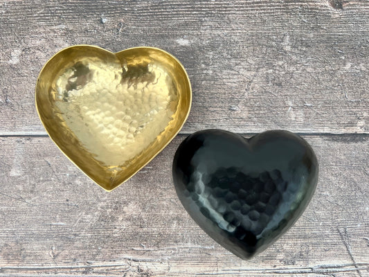 Gold Heart Dish Serving Set