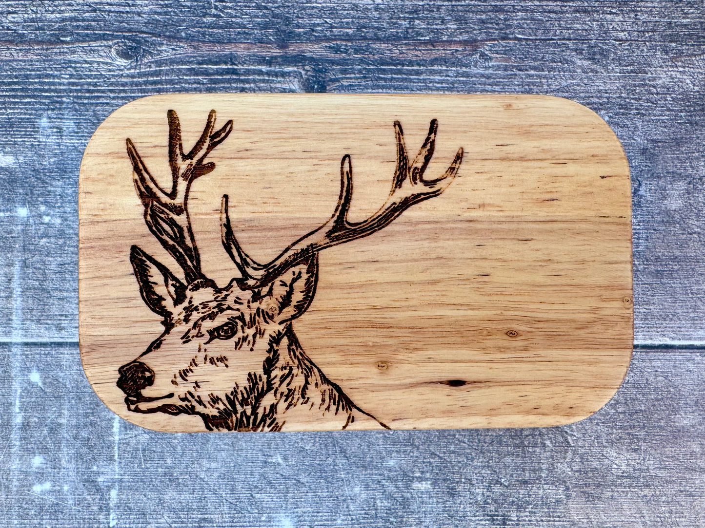 Stag Blue Butter Dish