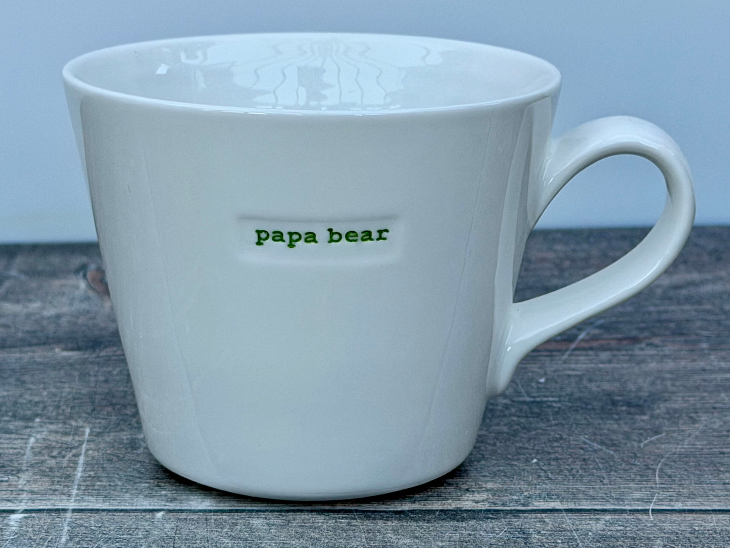 White ‘papa bear’ Mug