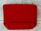 Pink Velvet Beaded Heart Design Pouch