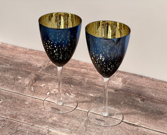 2 Galaxy Wine Glasses