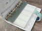 Light Blue Spotty Filofax Organiser