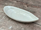 Small White Mussel Shaped Dish, 18.5cm