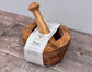 Olive Wood Pestle and Mortar