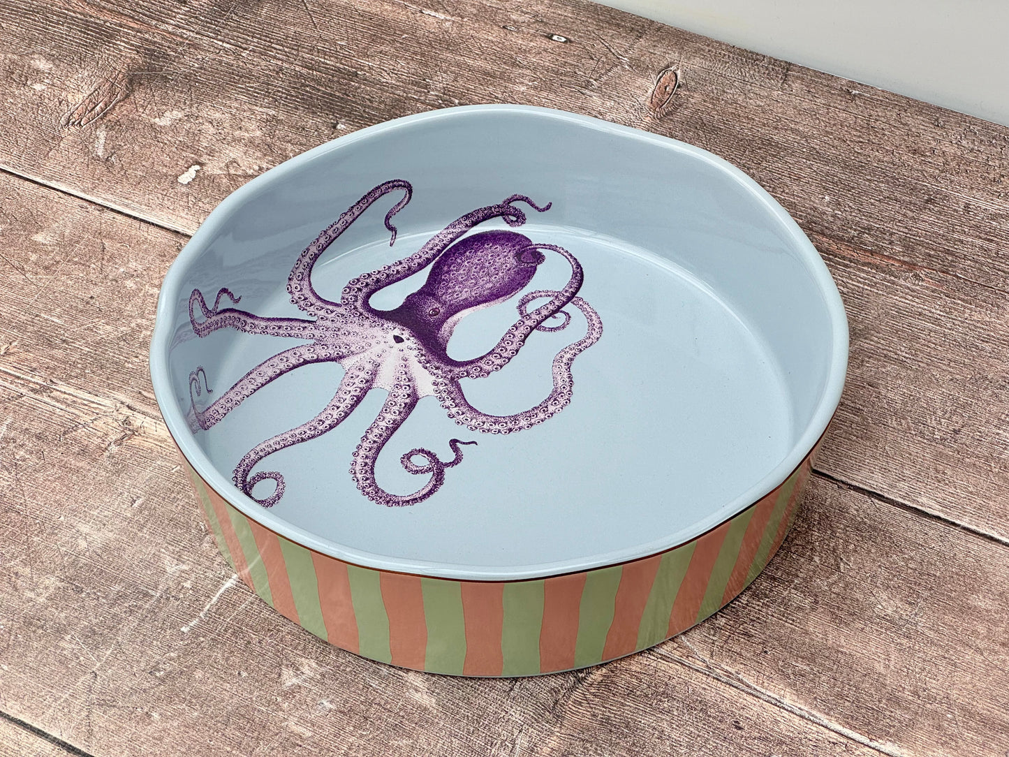 Yvonne Ellen Octopus Round Baking Dish, 24cm