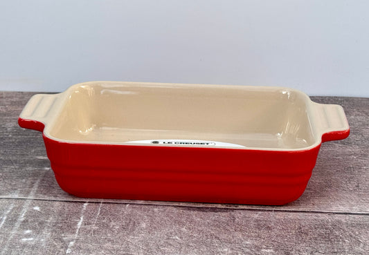 Le Creuset Small Red Rectangular Baking Dish, 23cm