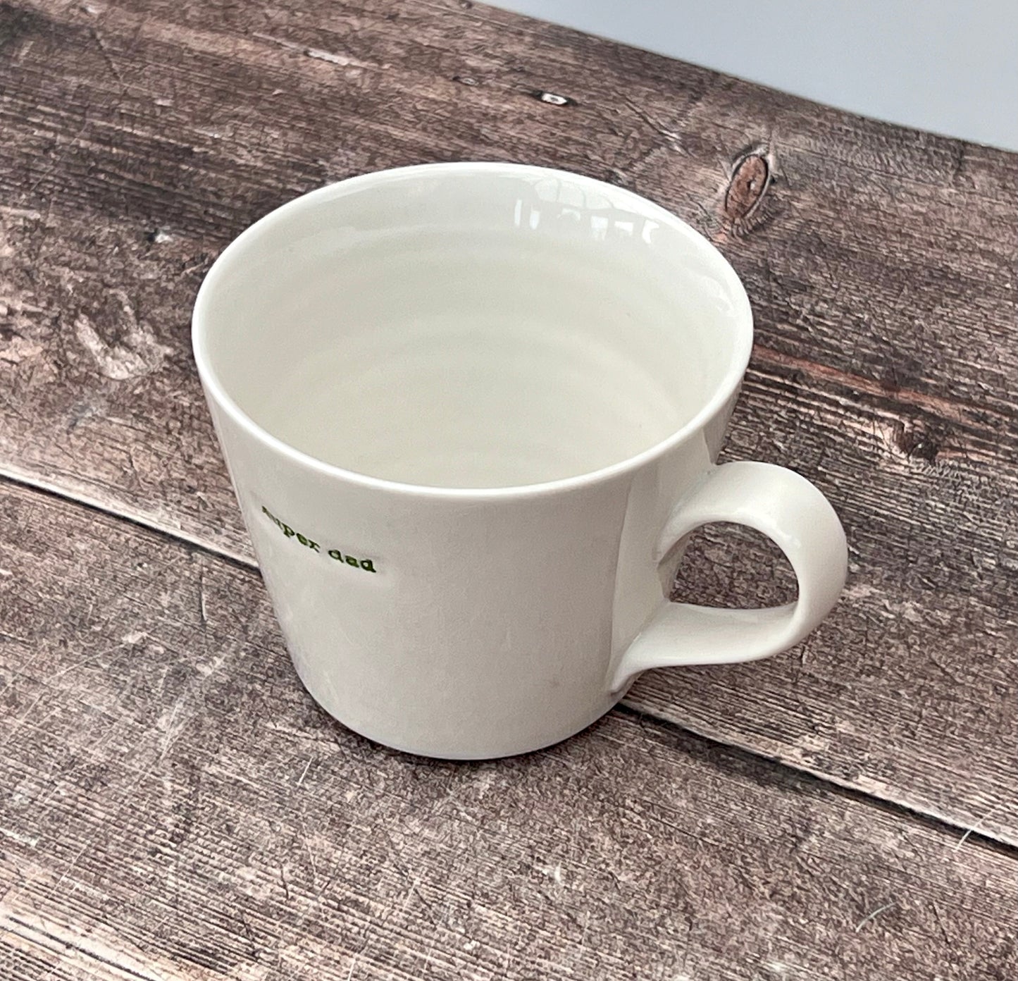 White ‘Super Dad’ Mug