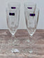 Set of 4 Waterford Sparkle Champagne Flutes/Glasses